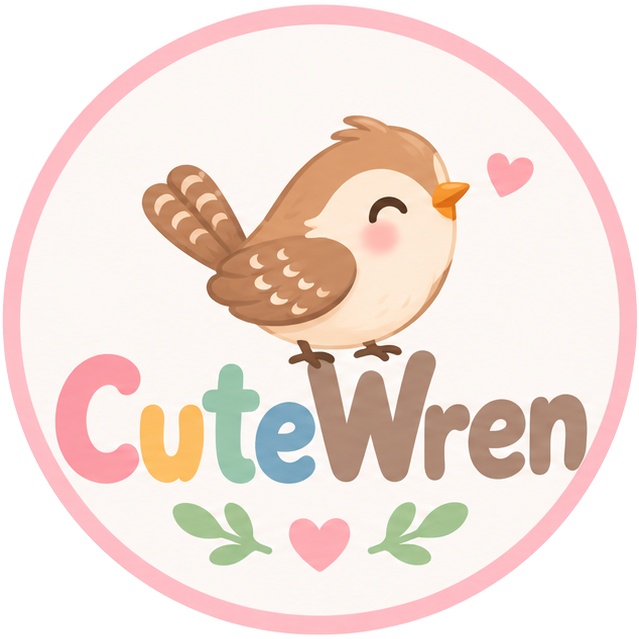 CuteWren author profile: a cheerful little wren